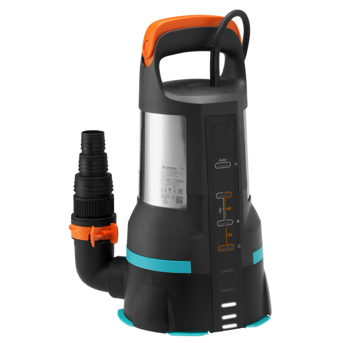 Насос дренажний чистої/брудної води Gardena 19500 Aquasensor LED 2-в-1 (09049-20)