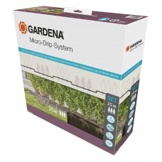 Комплект поливу Gardena Micro-Drip-System для рядного поливу 25 м, 1.6 л/год (13500-20)