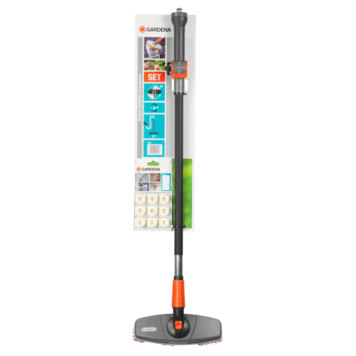 Комплект для миття автомобіля з поворотною щіткою Gardena Comfort Cleansystem 27 см (05580-20)