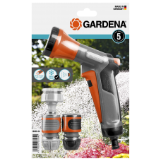 Пістолет-розпилювач Gardena Classic м'який душ з набором для підключення (18299-34)