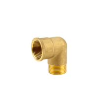 Латунне коліно, внутрішня/зовнішня різьба, різьба 33,3 мм G 1 дюйм 7284-20