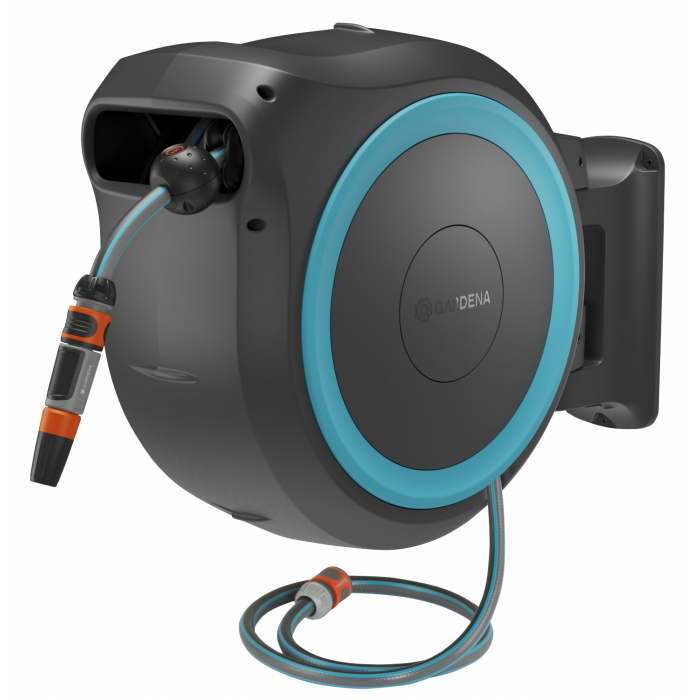 Котушка зі шлангом акумуляторна Gardena PowerRoll XL Automatic P4A Solo 35 м (18640-55)