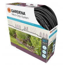 Базовий комплект поливу шланга-дощувача Gardena Micro-Drip-System 15 м, 1,5 л/год (13010-20)