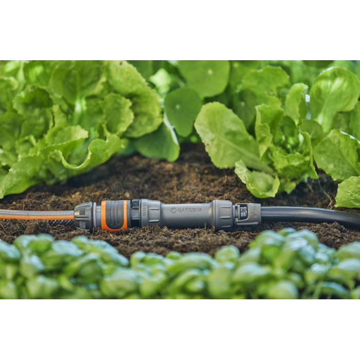 Штуцер 26,5 мм 3/4 Gardena Micro-Drip-System Quick & Easy для шлангів 13 мм, 1 шт (13222-20)