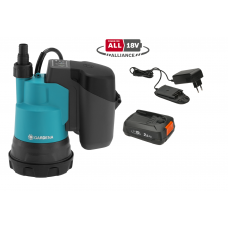 Акумуляторний насос для чистої води Gardena 2000/2 18V P4A Set (14600-20)