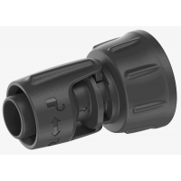 Штуцер 26,5 мм 3/4 Gardena Micro-Drip-System Quick & Easy для шлангів 13 мм, 1 шт (13222-20)