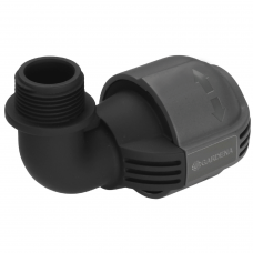 З'єднувач L-подібний Gardena Quick & Easy з зовнішньою різьбою 25 мм х 3/4 (02781-20)
